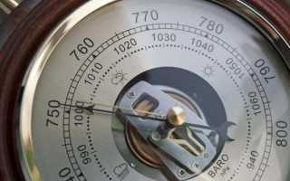 При каком атмосферном давлении может болеть голова