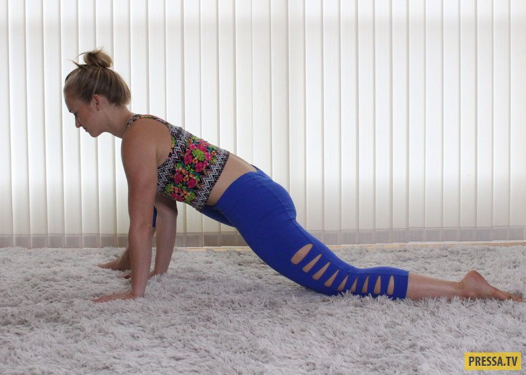 Растяжка для спины от болей