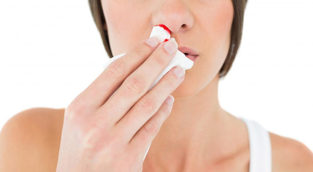 Сопли с кровью и болит голова