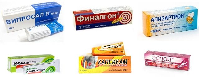 Охлаждающие мази для облегчения боли. Разогревающие мази для улучшения кровообращения
